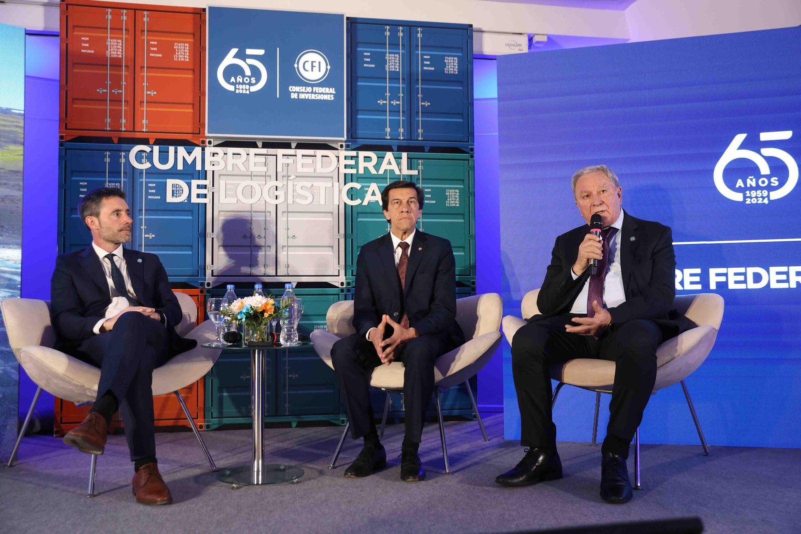 El vicegobernador Dusso participó en la Cumbre Federal de Logística en el CFI