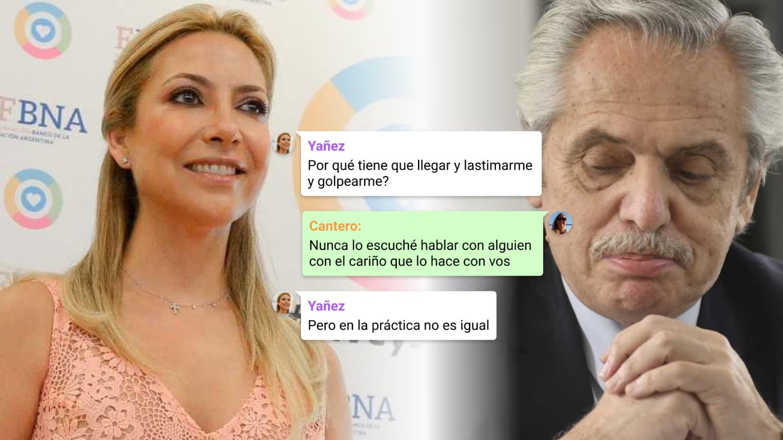 Los nuevos chats de Fabiola a Alberto: “No quiero ni un centavo tuyo, me di cuenta lo pusilánime que sos”