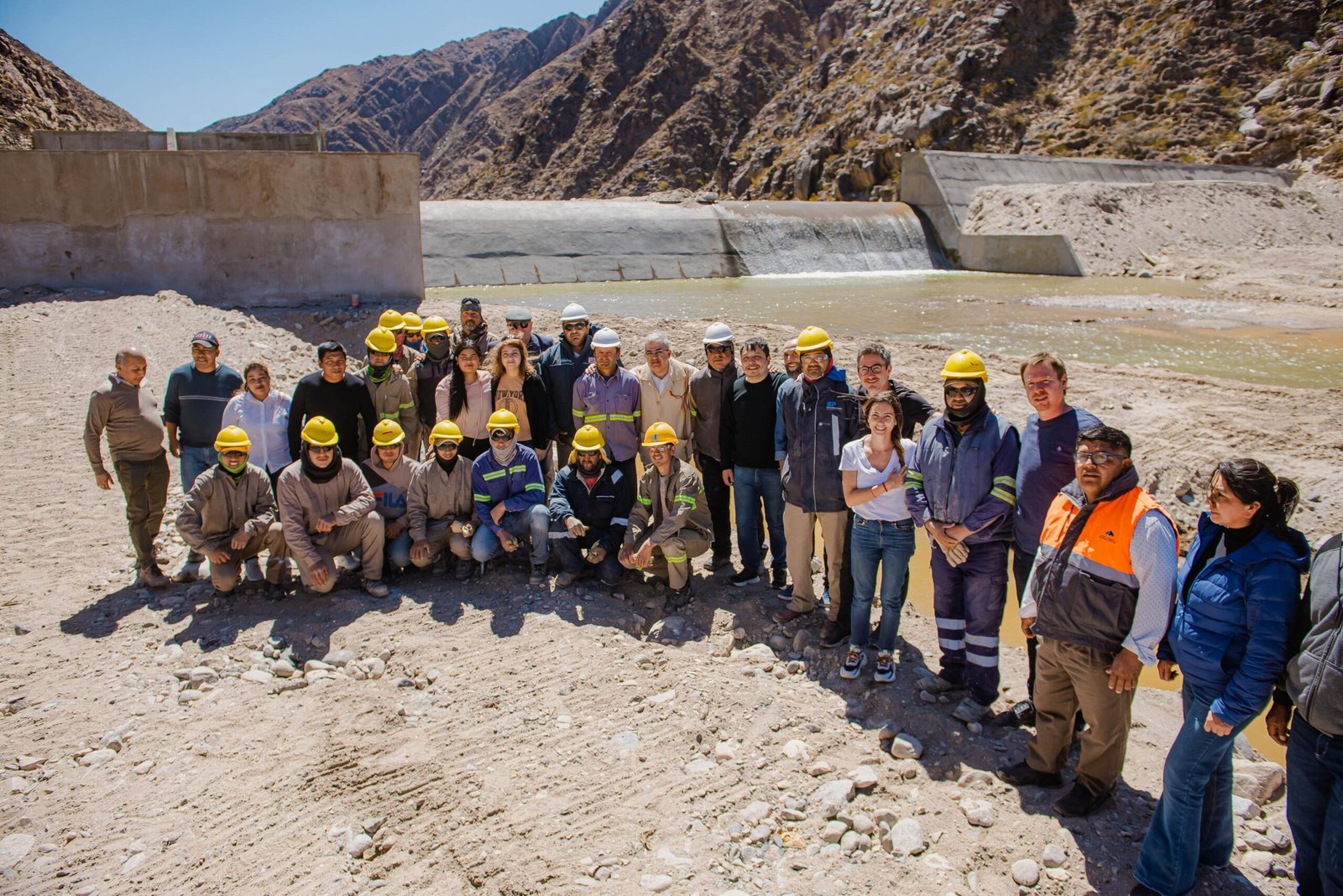 El azud de Punta del Agua, a punto de finalizar para cambiar la producción del norte de Fiambalá