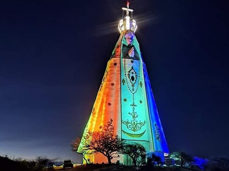 Quedó inaugurada la imagen más grande de la Virgen del Valle en El Rodeo