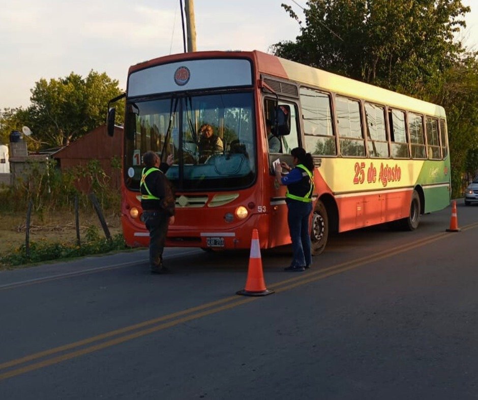 Siguen los operativos de control para mejorar la seguridad del transporte público