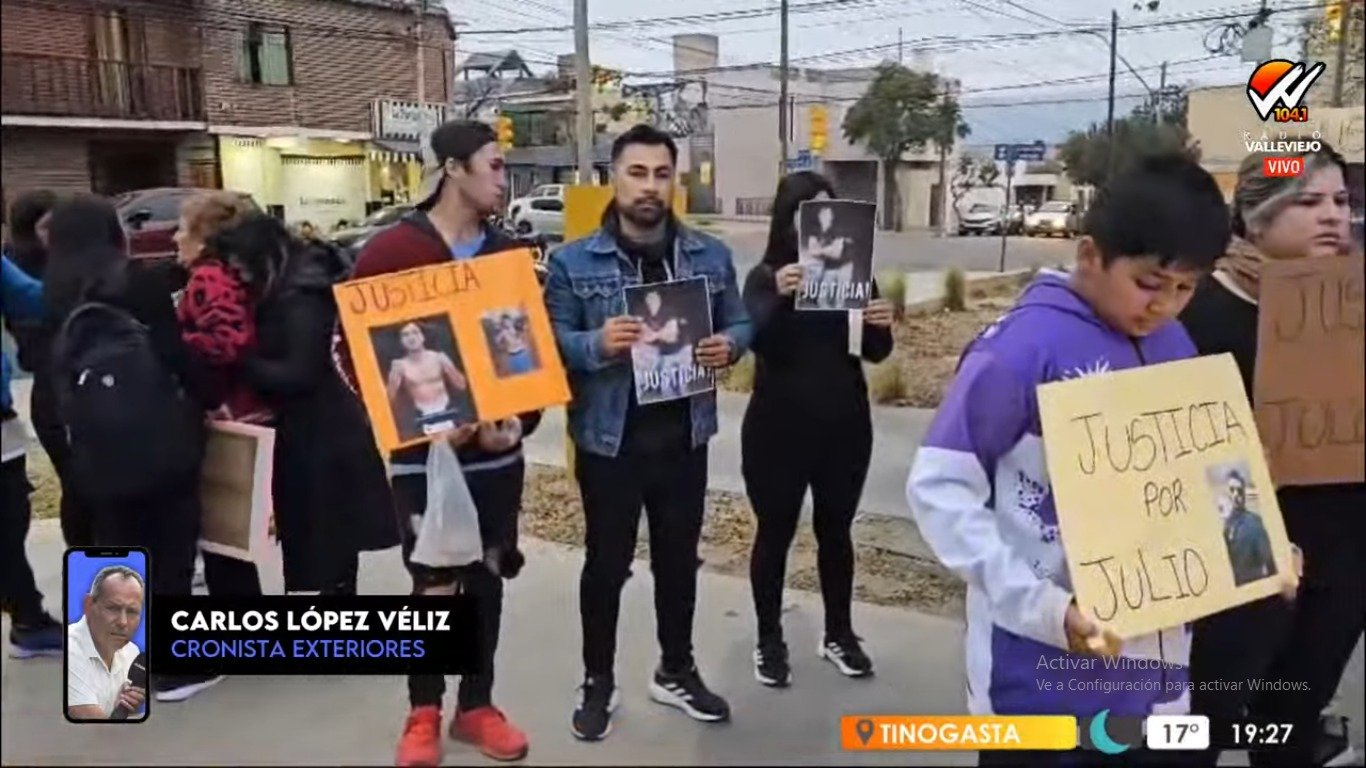 Familiares del asesinado Julio Casas piden justicia, mientras uno de los sospechosos quedó en libertad