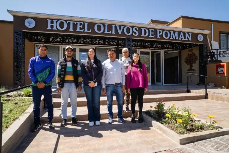 Pomán se prepara para la apertura del nuevo hotel Los Olivos