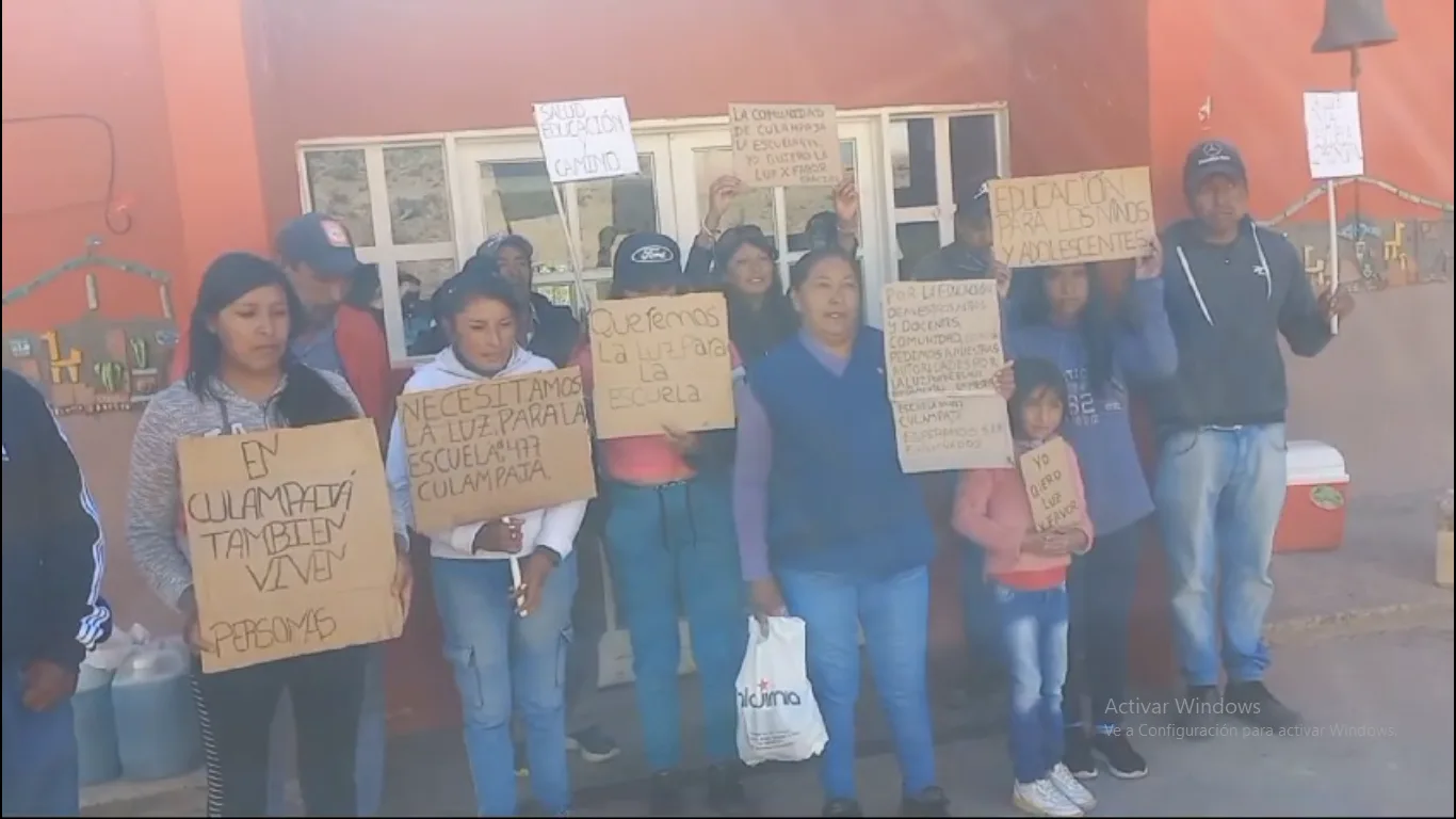 Tomaron la escuela de Culampajá, en Catamarca (Video)