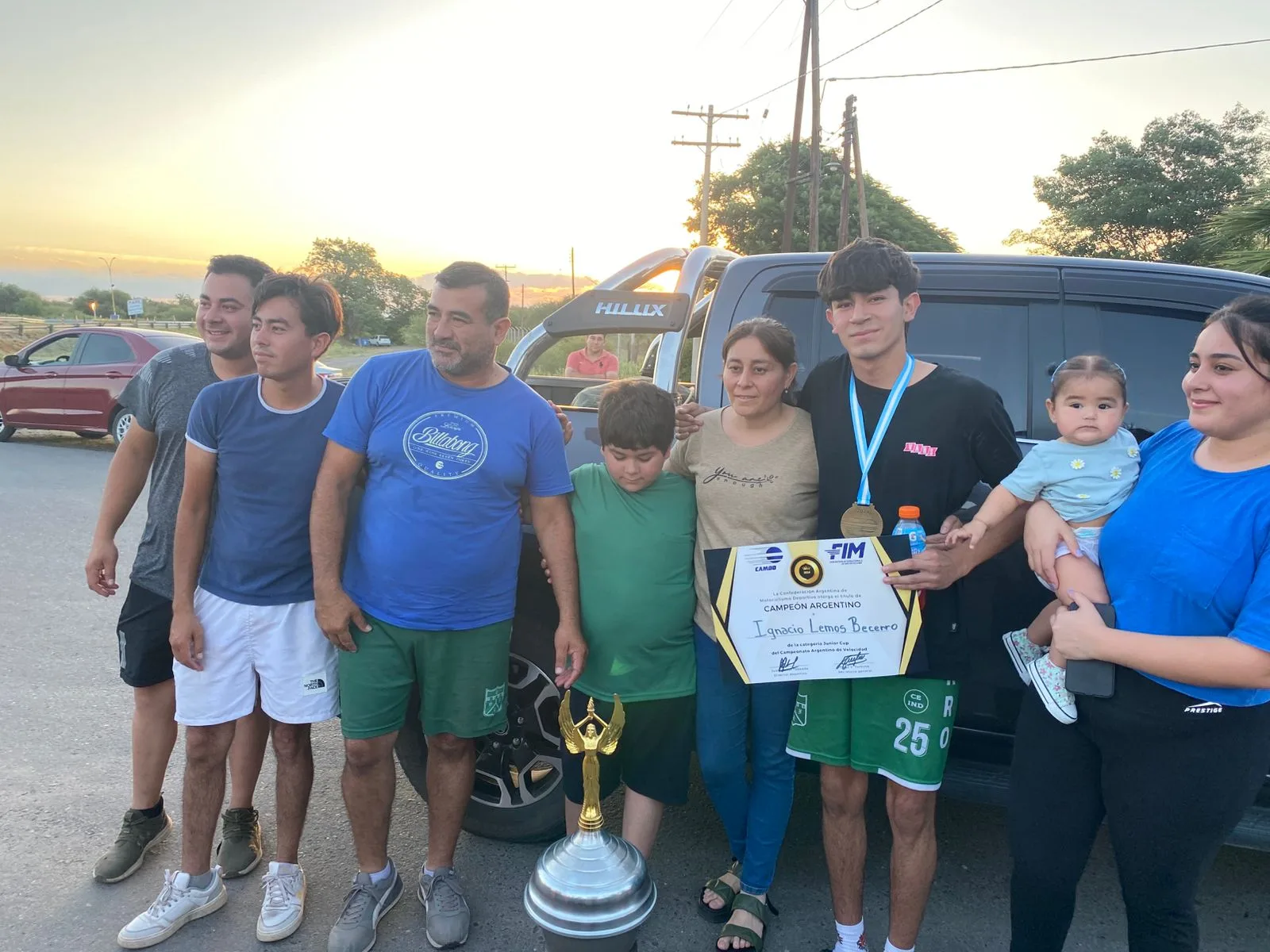 El orgullo chumbichano Ignacio “Pepe” Lemos: campeón argentino de motociclismo categoría superbike