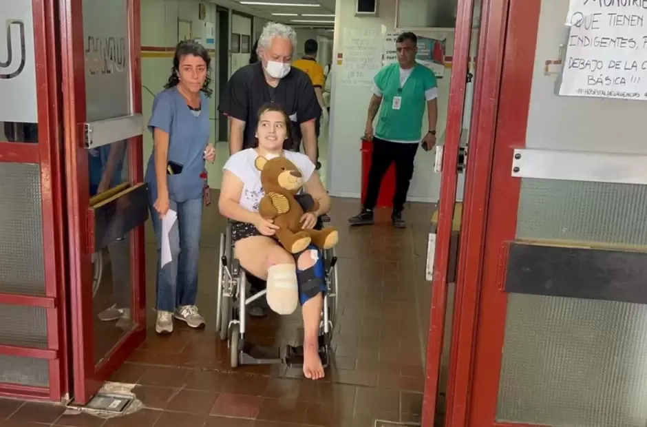 Dieron el alta médica a la estudiante andalgalense atropellada en Córdoba