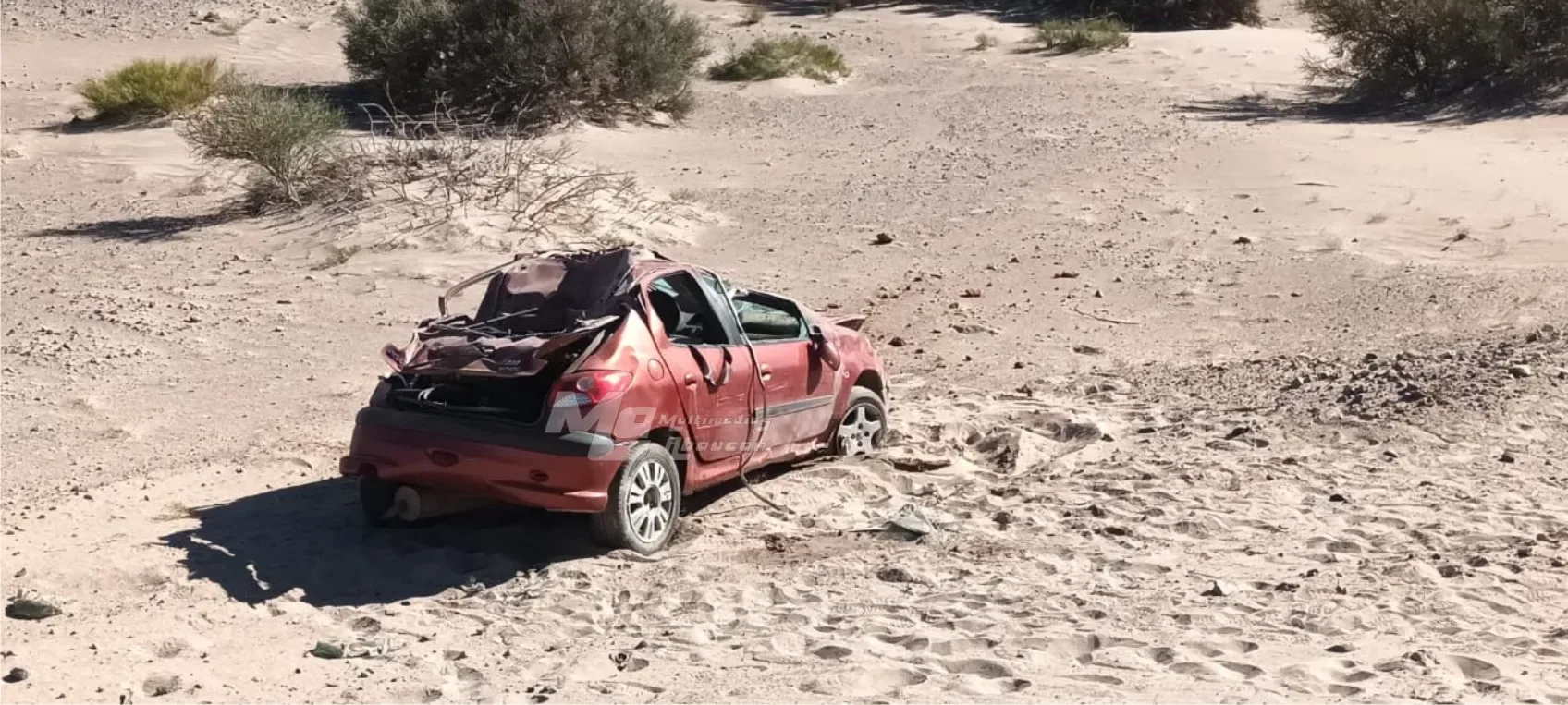 Volcó un auto en Fiambalá: el conductor fue hospitalizado