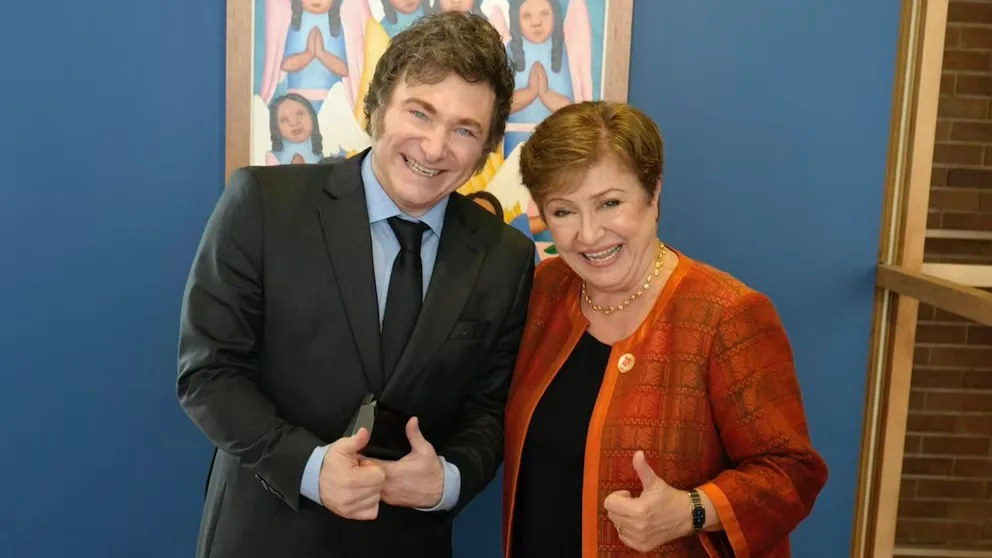 Milei se reunió con Kristalina Georgieva: negociación por un nuevo acuerdo con el FMI