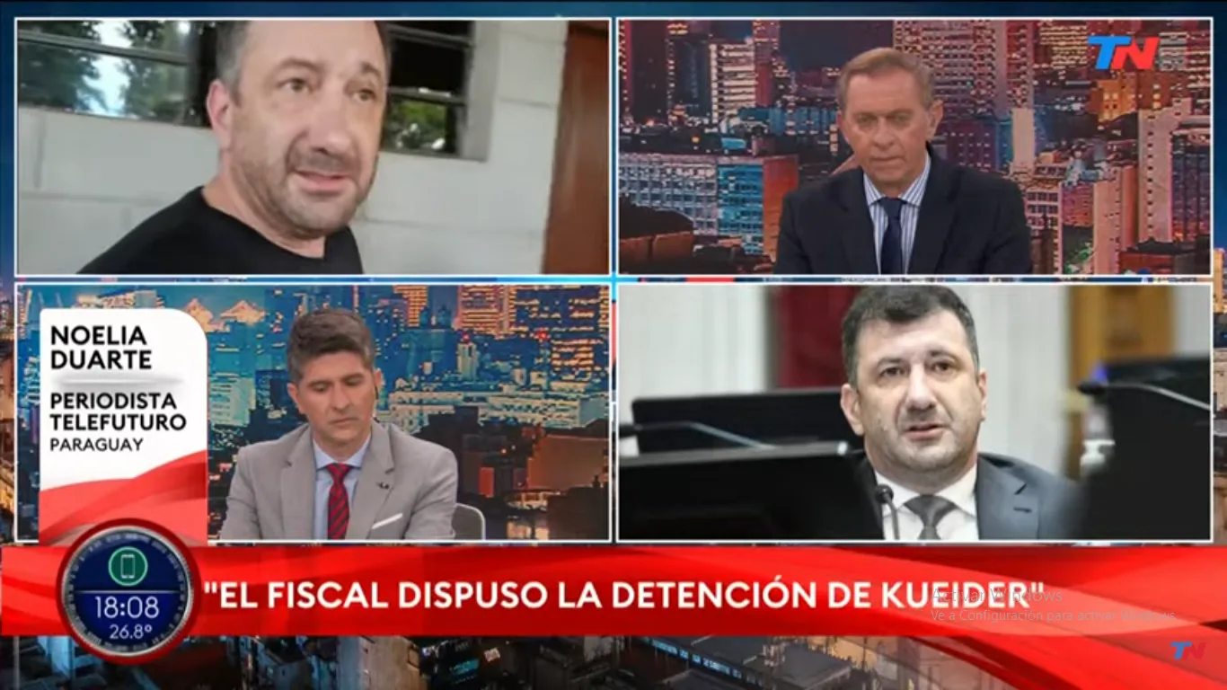 El fiscal ordenó detener al senador Kueider en Paraguay por lavado de dinero y contrabando