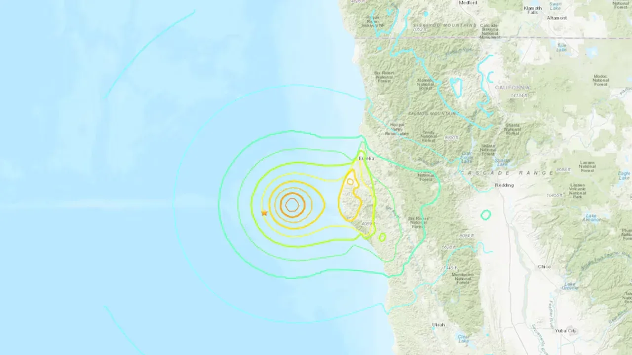 Alerta de tsunami en California por sismo de 6,6 de magnitud en la costa