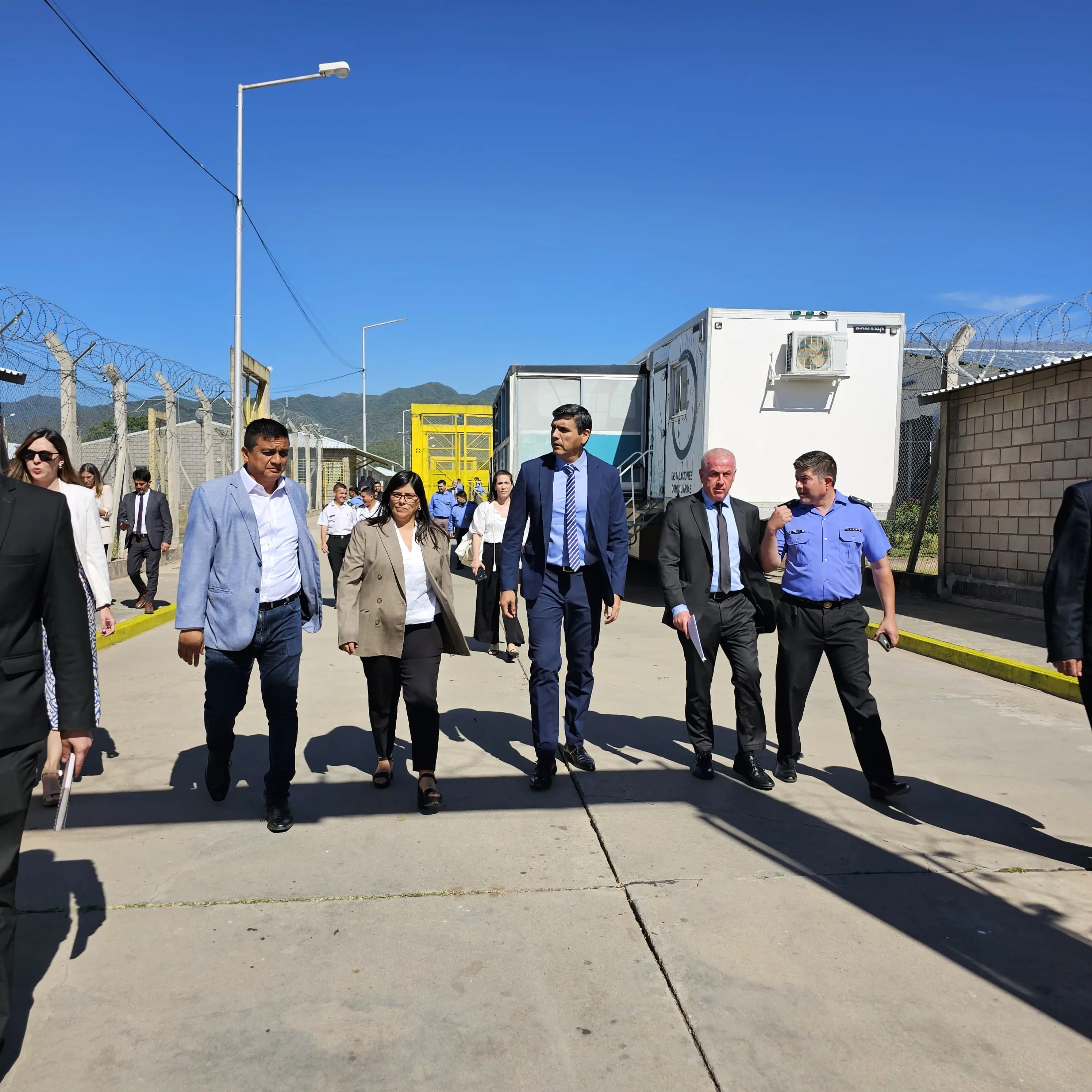 Visita de la Corte y del fuero penal de Catamarca al Servicio Penitenciario