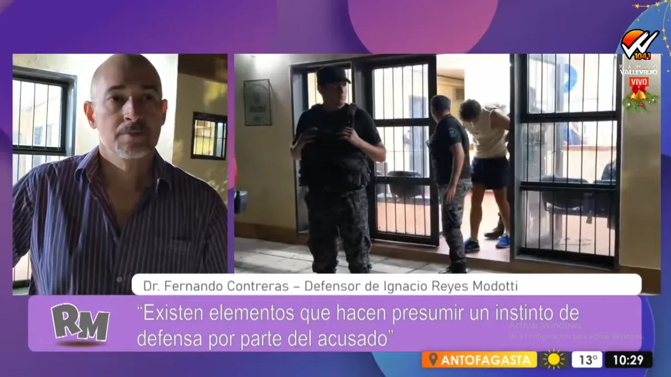 El abogado defensor de Reyes Modotti dijo que su cliente solo se defendió de Maximiliano Gutiérrez