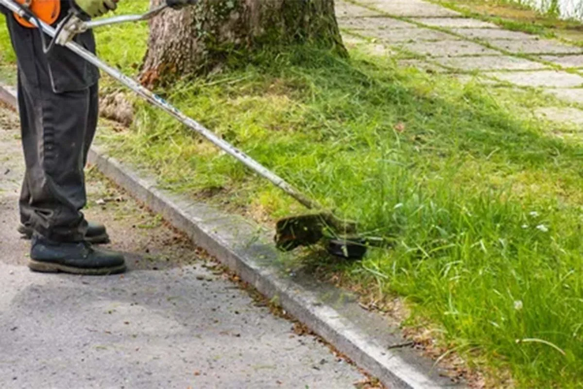 Sufrió una grave lesión en el ojo por el impacto de piedra cuando un vecino cortaba el pasto