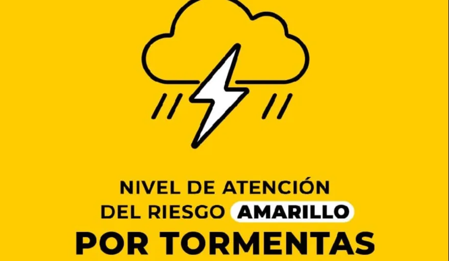 Catamarca: el Servicio Meteorológico Nacional emitió  alerta amarilla por tormentas para mañana miércoles