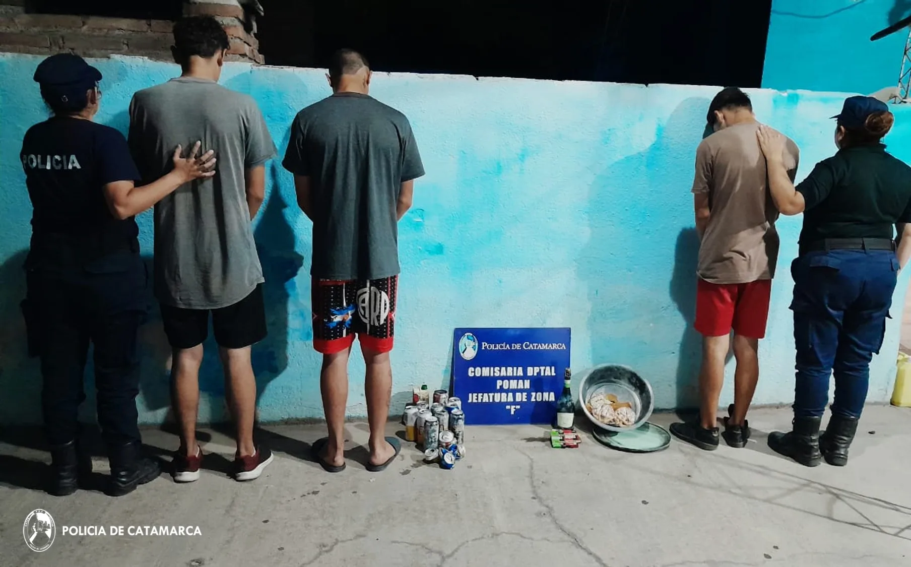 Catamarca: detienen a tres jóvenes pomanistas por un robo en el balneario