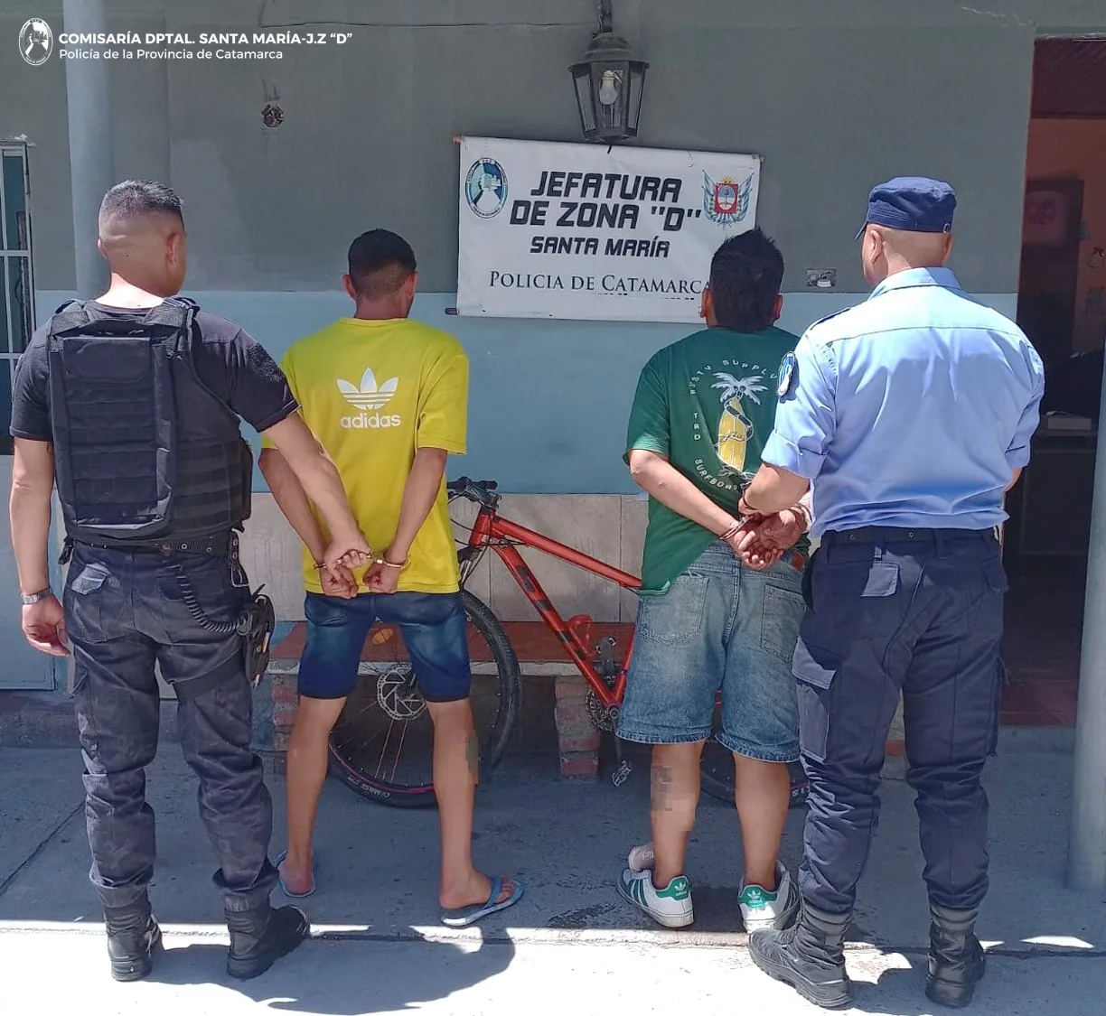 Catamarca: detienen a dos jóvenes que pretendían vender una bicicleta robada