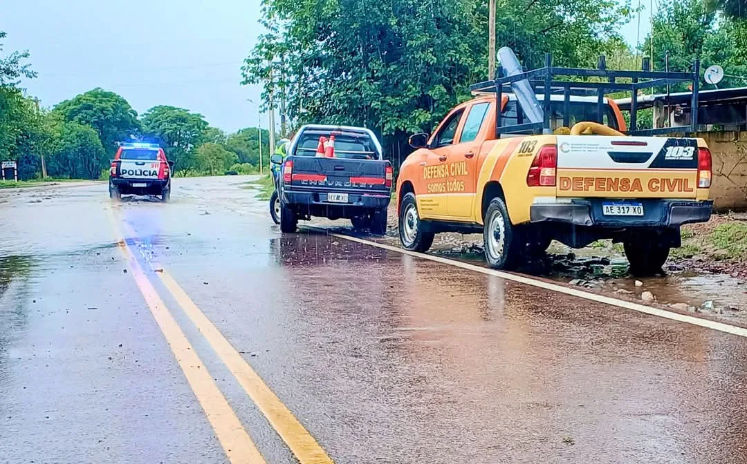 Catamarca: recorren zona afectada por la tormenta en Los Altos