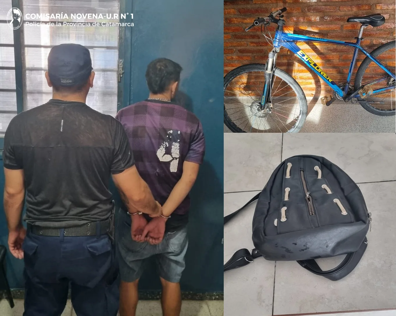 Catamarca: detuvieron a un ladrón y recuperan elementos robados