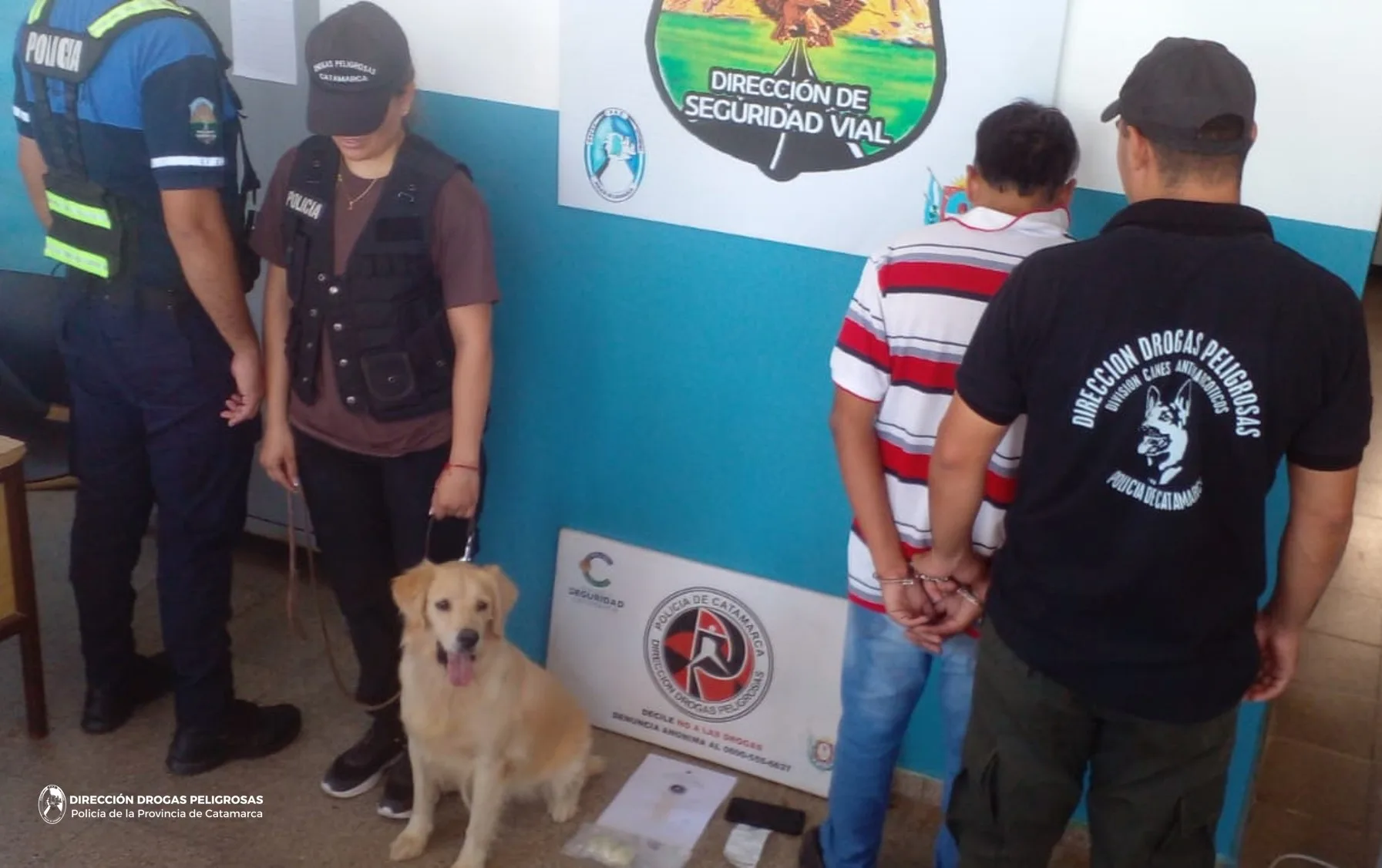 Catamarca: secuestran droga y detienen a un hombre con droga en un control vehicular