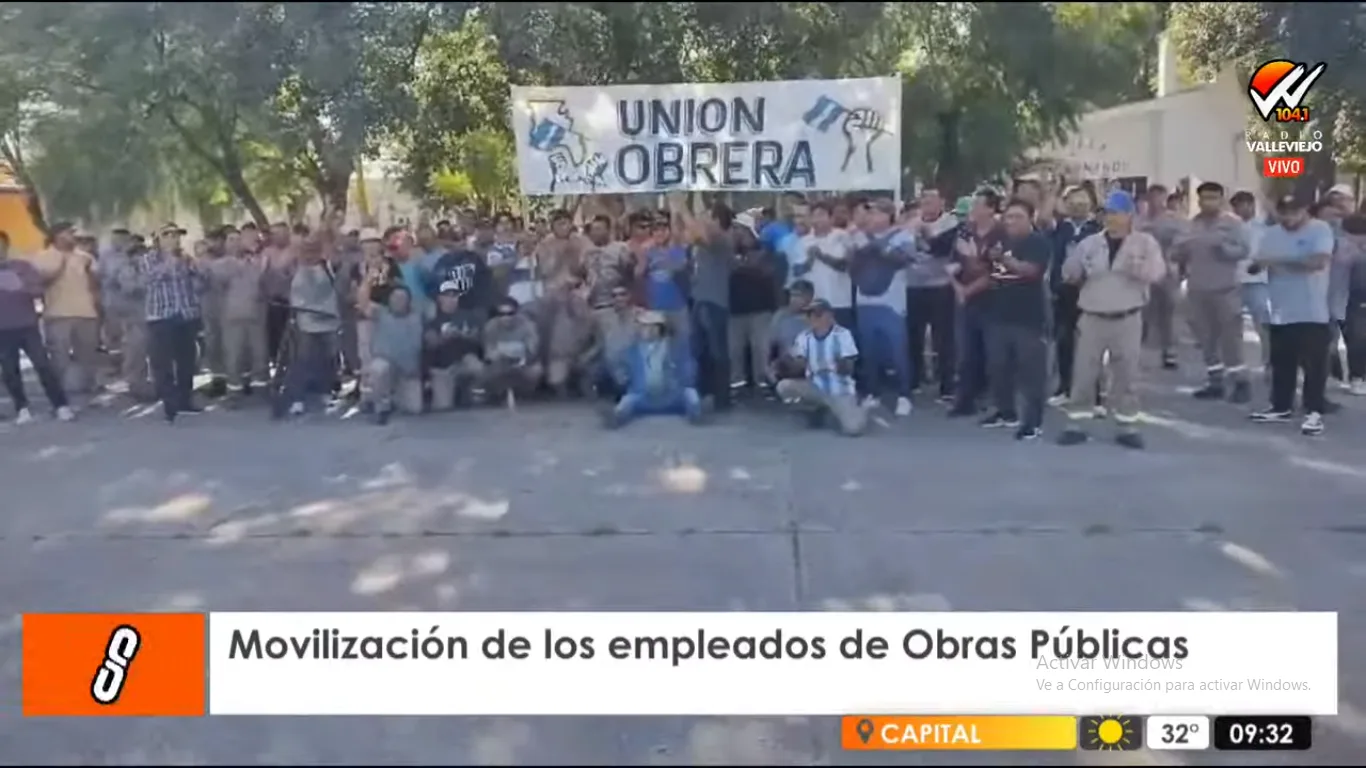 Siguen las protestas de empelados de Obras Públicas provincial en Catamarca y crean nuevo gremio