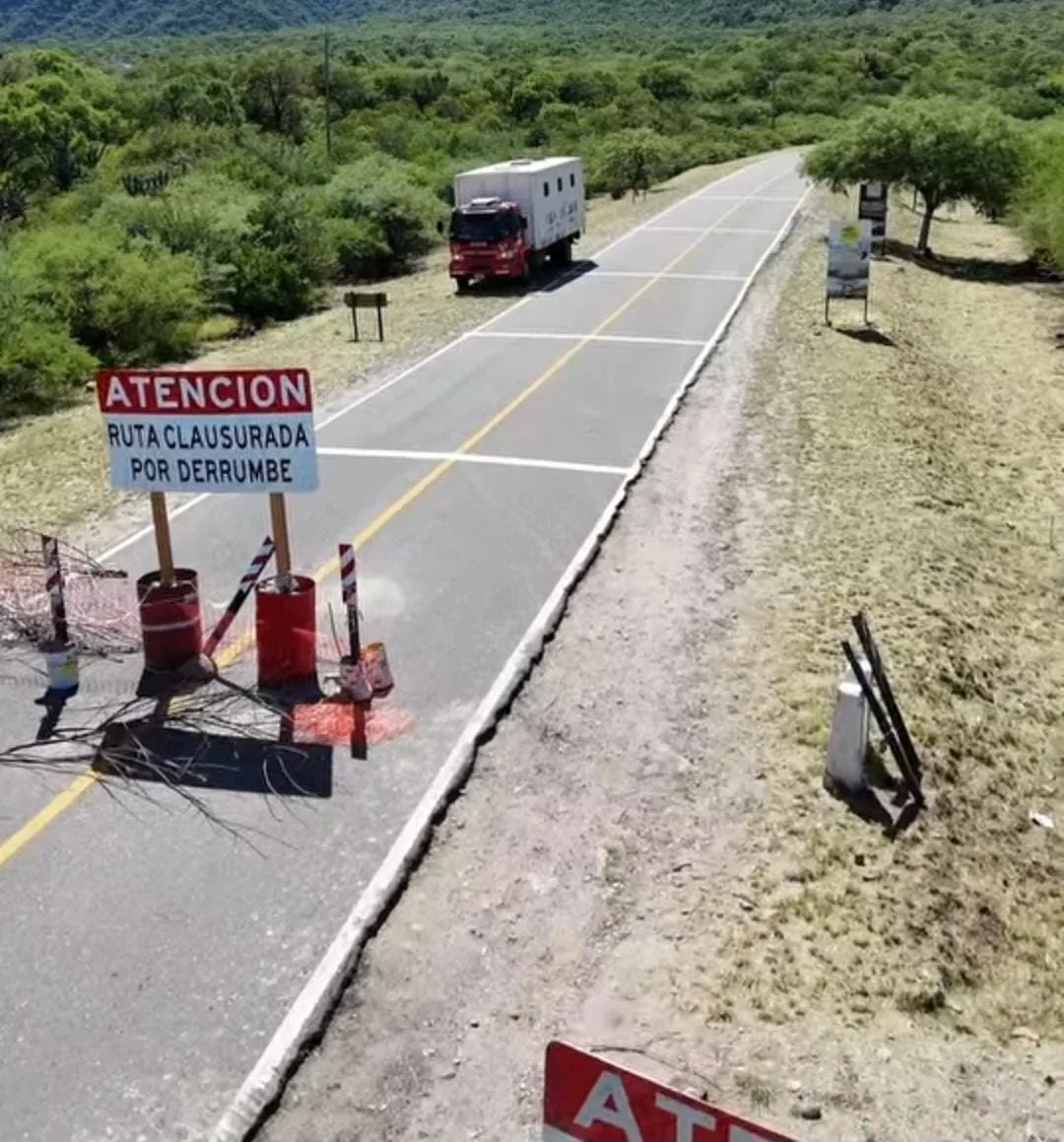 Precaución ante las lluvias: Cuesta de El Portezuelo no se habilitará el tránsito este sábado 8 de marzo