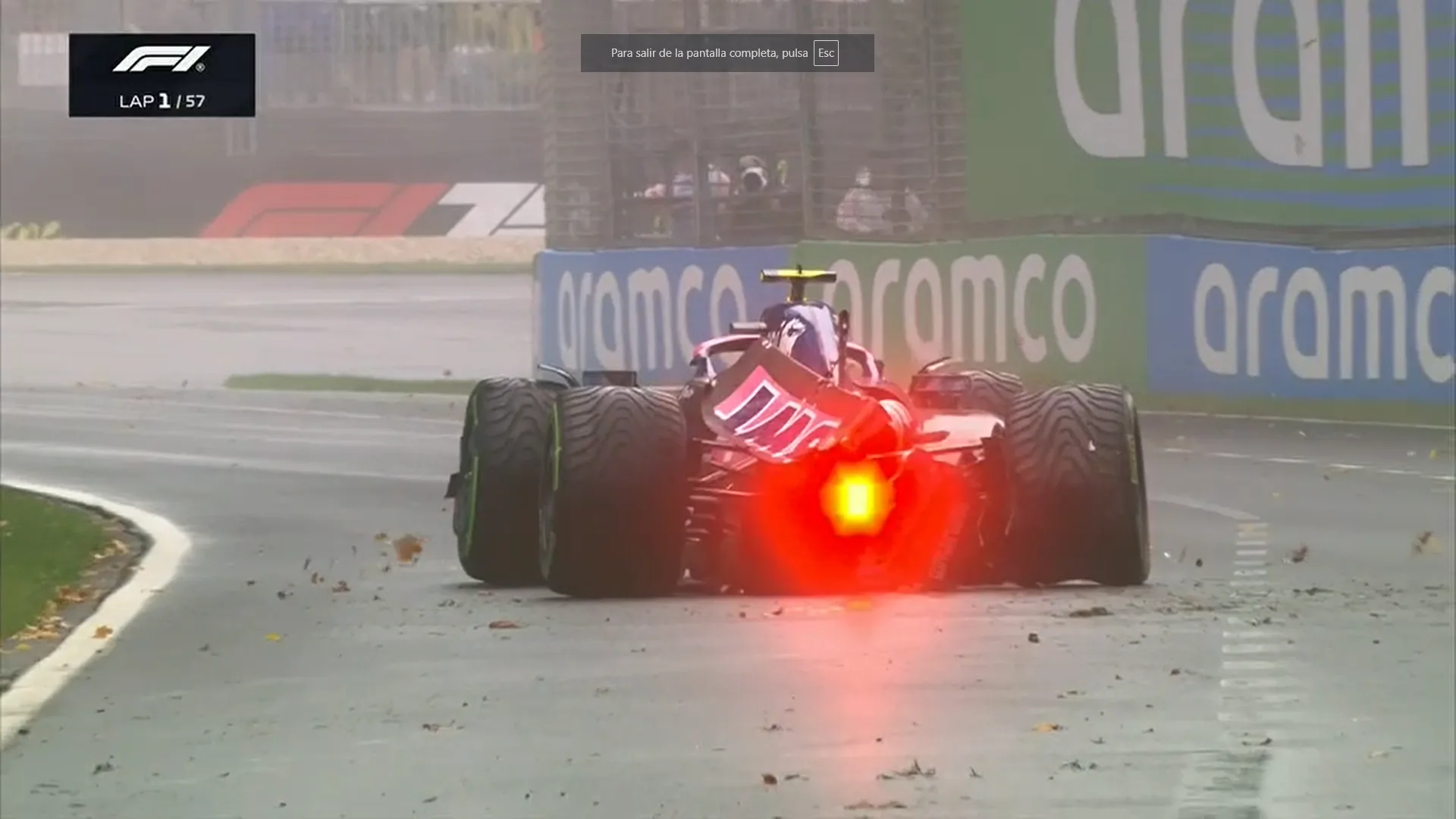 Lando Norris ganó el accidentado Gran Premio de Australia de Fórmula 1: Doohan despistó y chocó