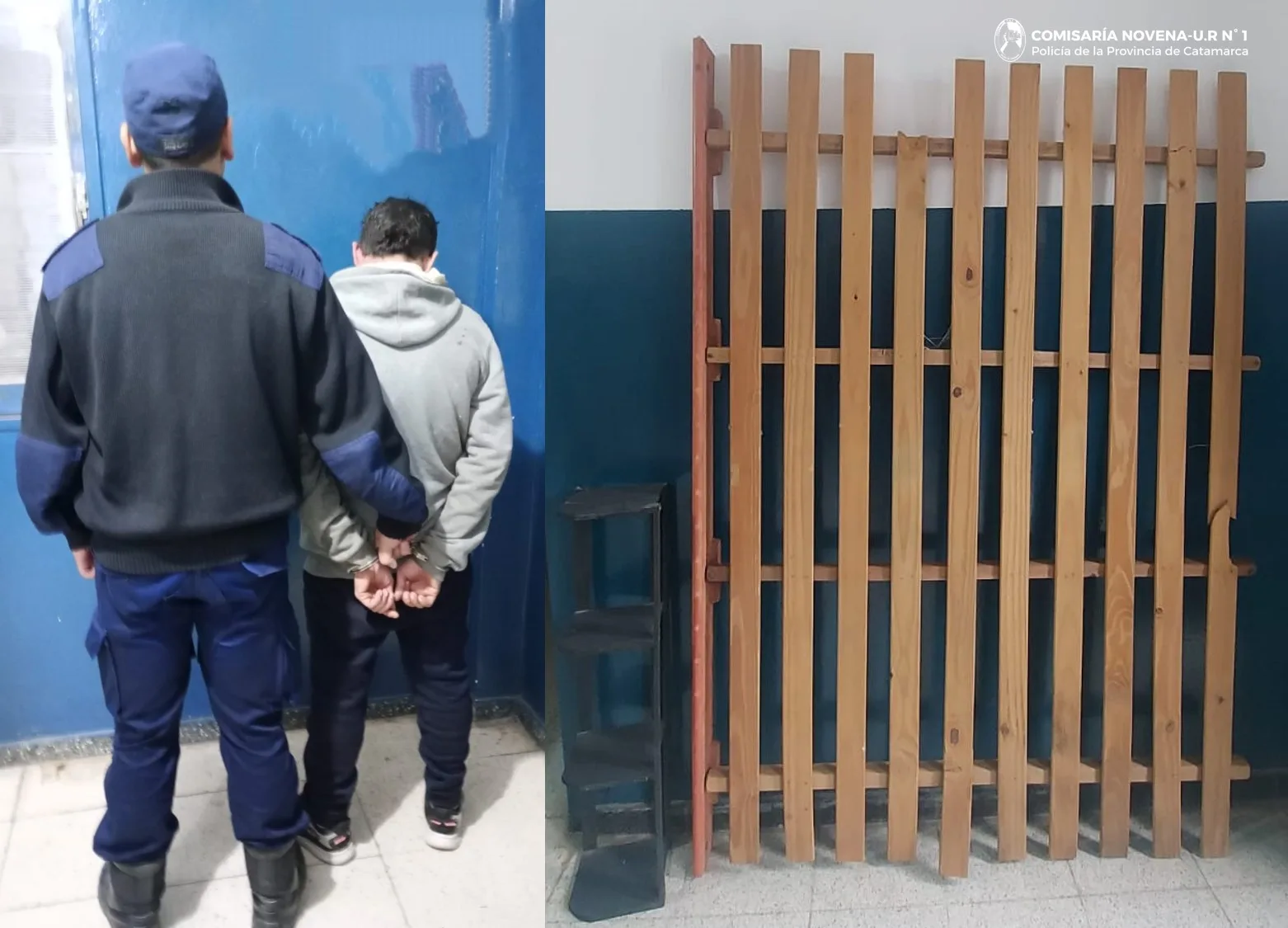 El joven De Cicco otra vez detenido en Catamarca: ahora lo sorprendieron llevando la parrilla de una cama
