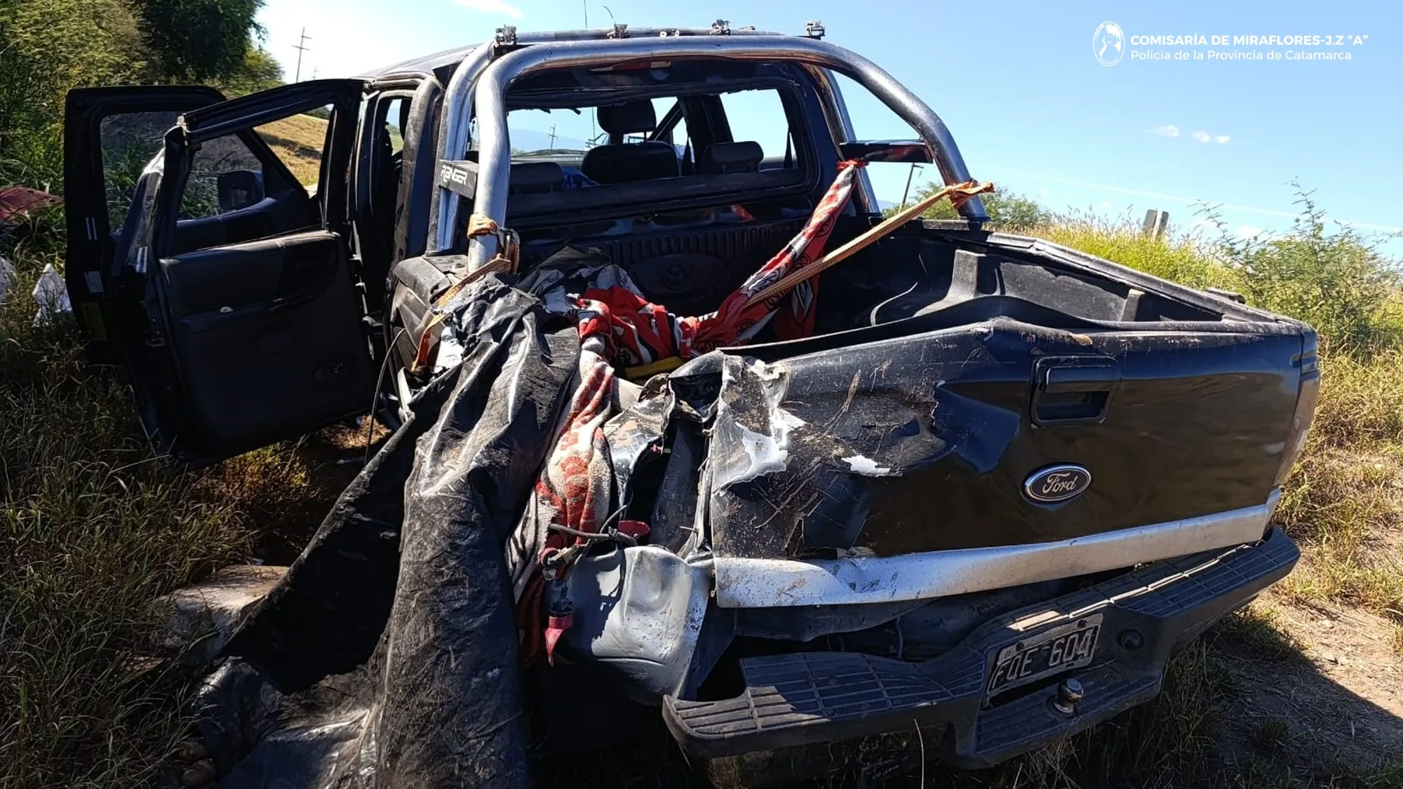Catamarca: vuelco en Capayán dejó tres jóvenes hospitalizados