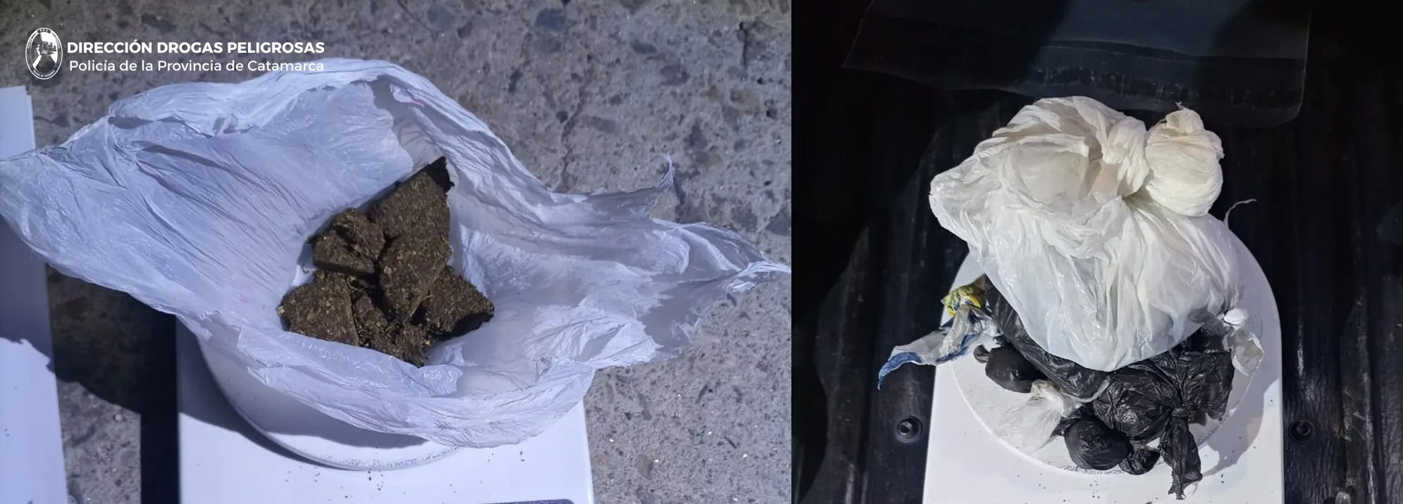 Catamarca: persecución y detención de dos jóvenes con marihuana