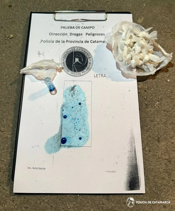Catamarca: policías secuestran cocaína en el Norte de la Capital