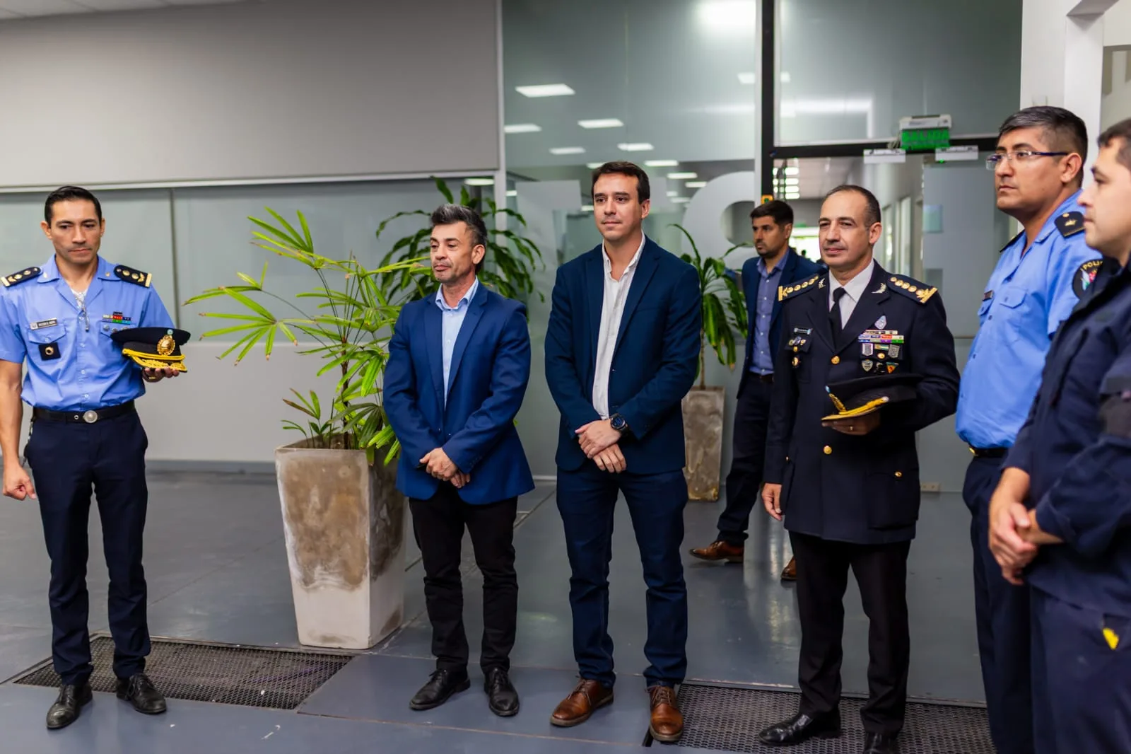 El ministro Monguillot puso en funciones a Martín Miranda como secretario de Seguridad en Catamarca, y visitó el SAE 911