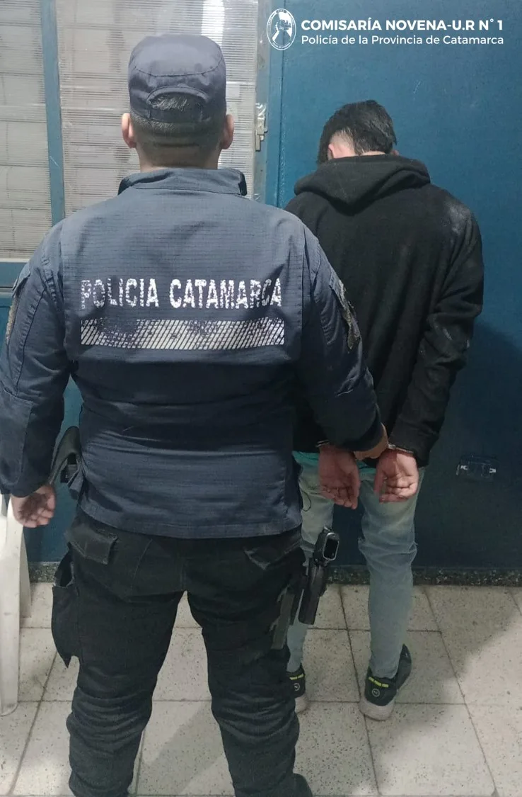 Catamarca: detienen a joven que intentaba cometer un robo domiciliario