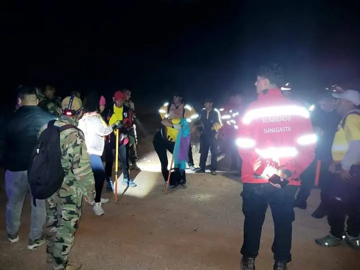 Rescatan en La Rioja a cuatro personas que realizaban trekking nocturno y se extraviaron