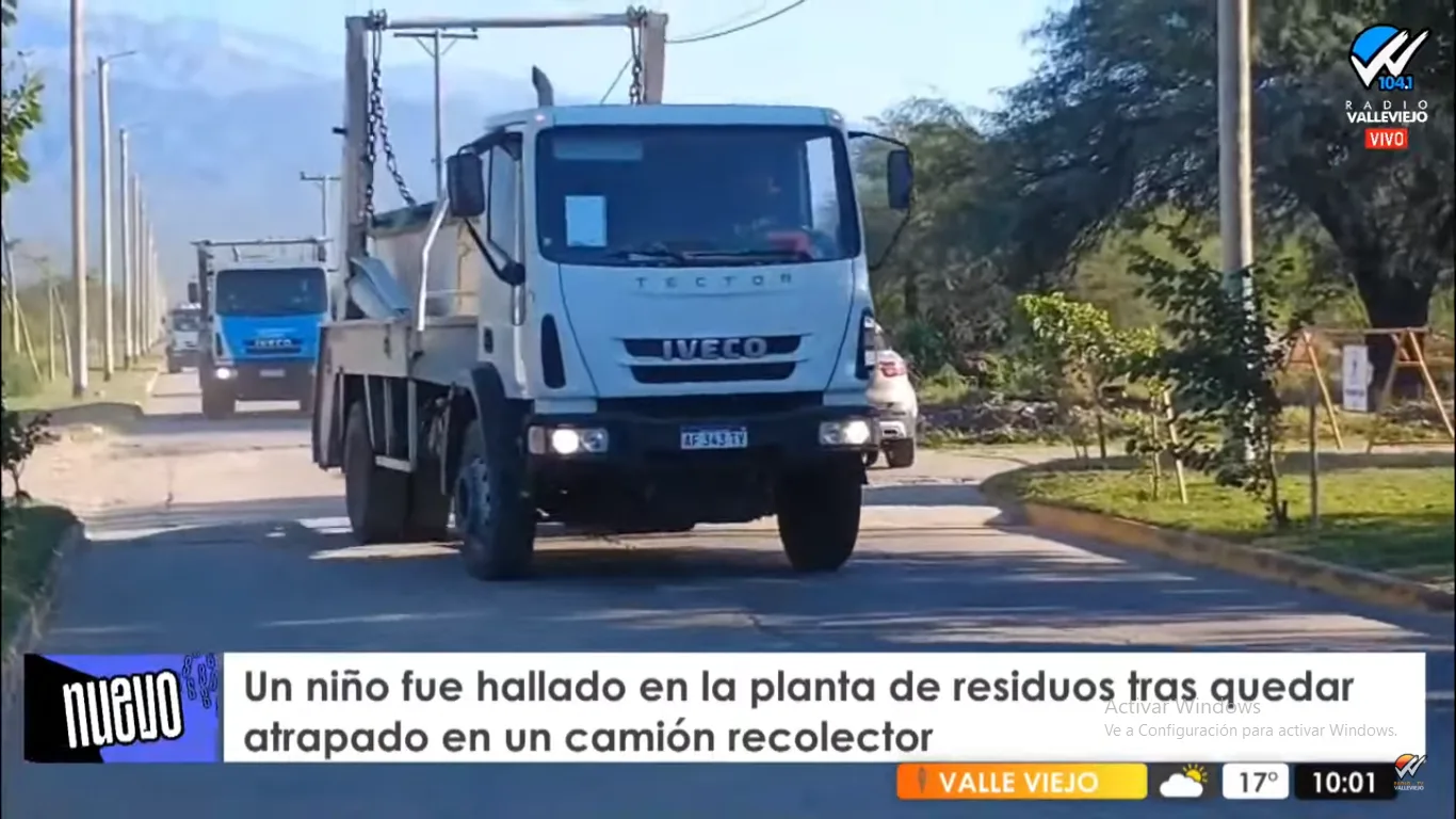 Encontraron a un catamarqueñito durmiendo en un contenedor: apareció cuando realizaron la descarga del camión en la planta de residuos