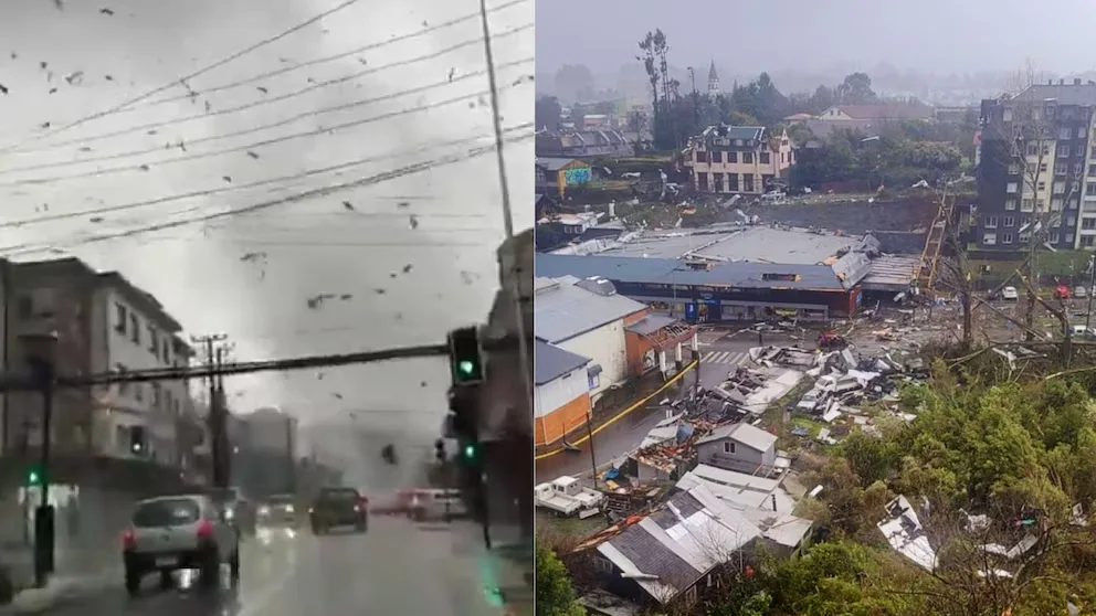 Tornado en Chile deja sin hogar a decenas de personas: alcalde de Puerto Varas reporta graves daños en la ciudad