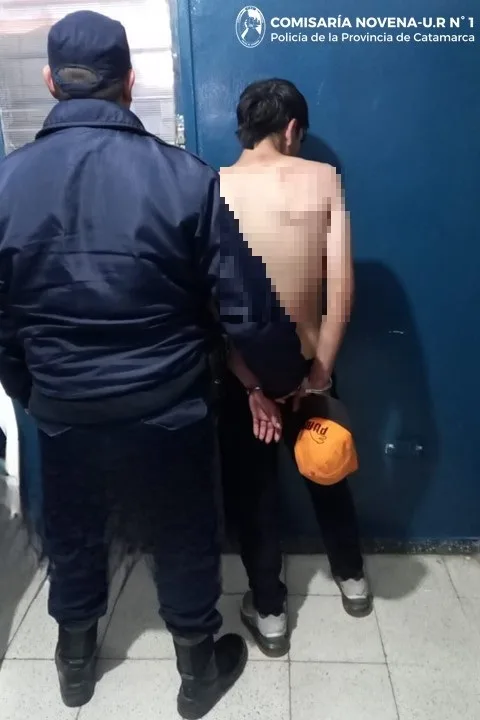 Catamarca: detienen a un joven de 22 años de apellido Chazarreta que intentó golpear a su propia madre