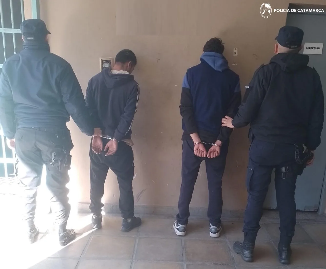 Catamarca: policías recuperaron elementos de construcción sustraídos y detuvieron a los ladrones