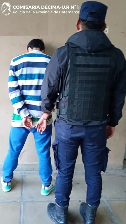 Catamarca: detienen a joven y peligroso delincuente que contaba con un requerimiento Judicial