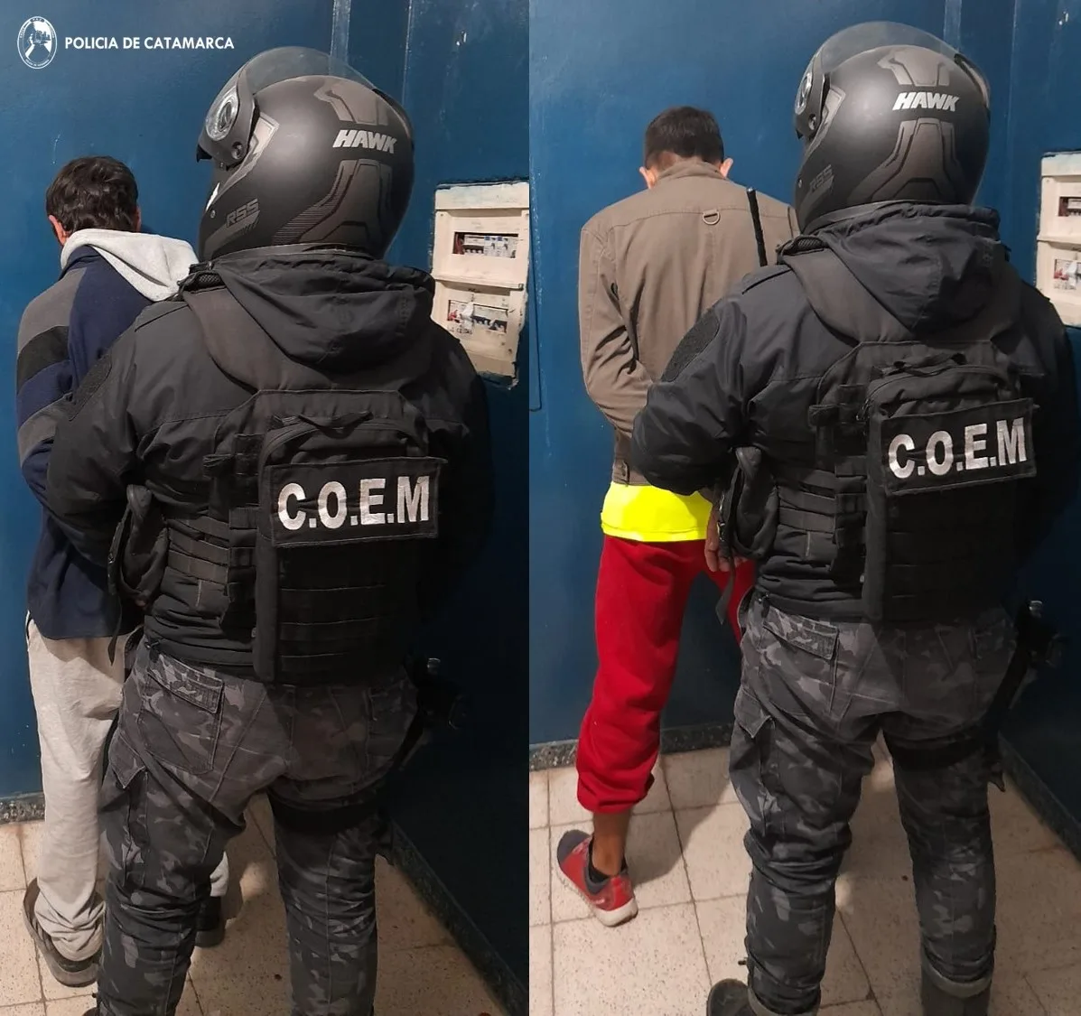 Atrapan a dos presuntos ladrones en la Capital de Catamarca