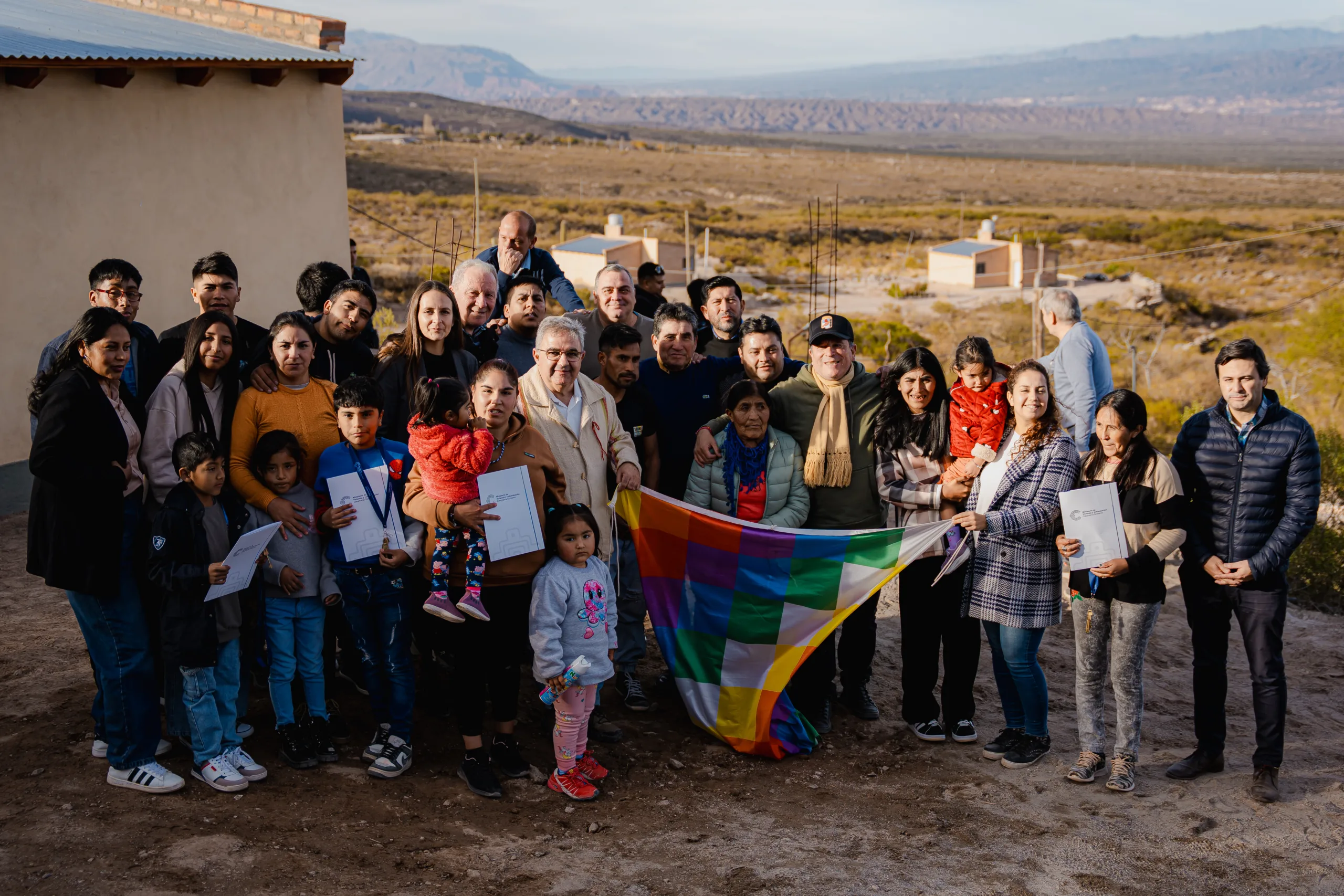 Catamarca: vecinos de Chistín recibieron por primera vez viviendas construidas por el Estado