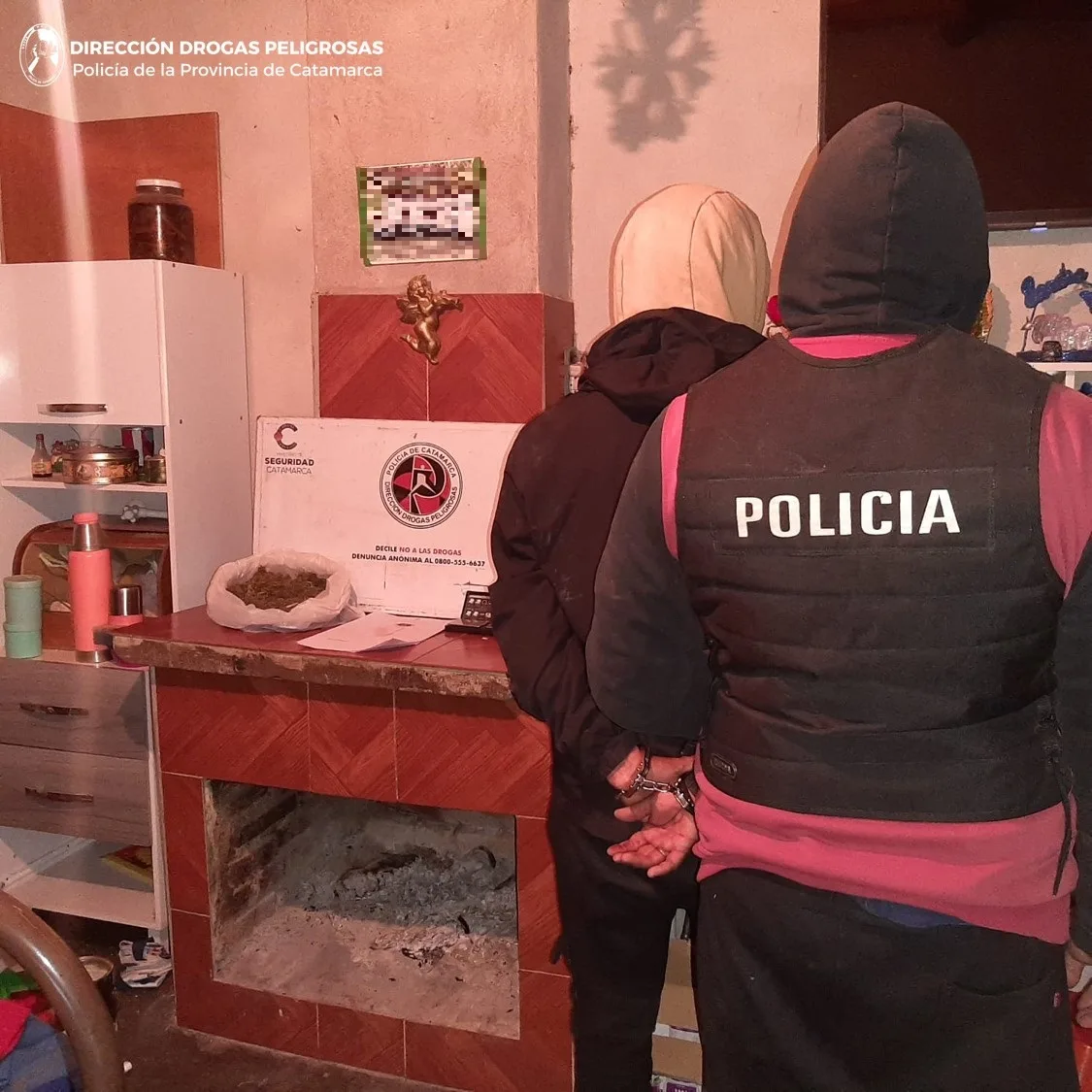 Catamarca: detuvieron a cuatro jóvenes y secuestraron cocaína y marihuana en Tinogasta