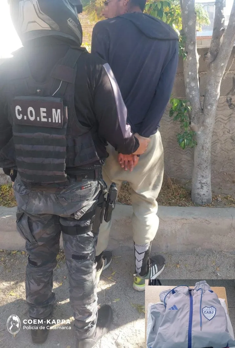 Catamarca: detuvieron a un joven por robar en un comercio de la Capital