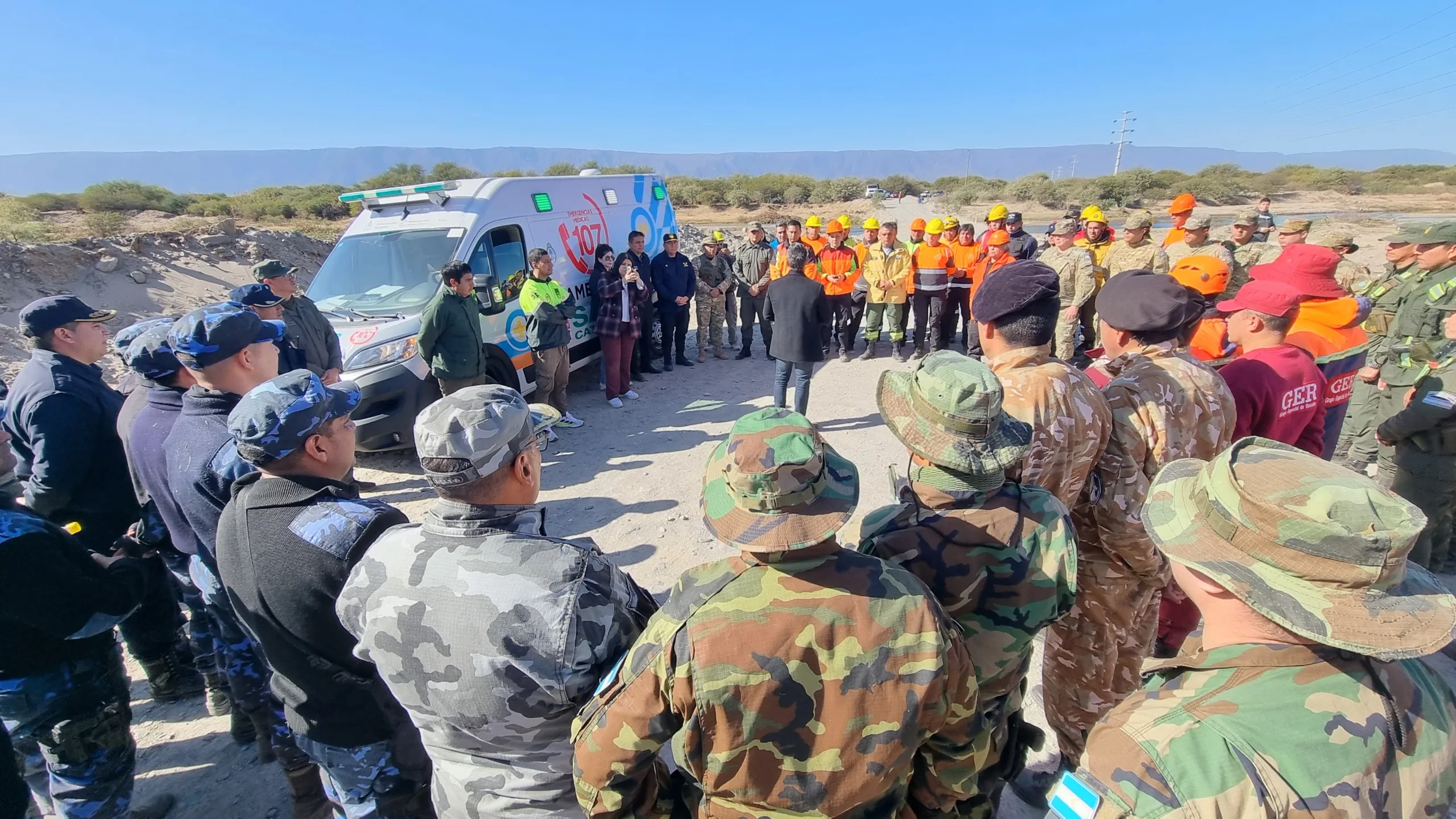 Se llevó a cabo un nuevo simulacro aéreo en Catamarca