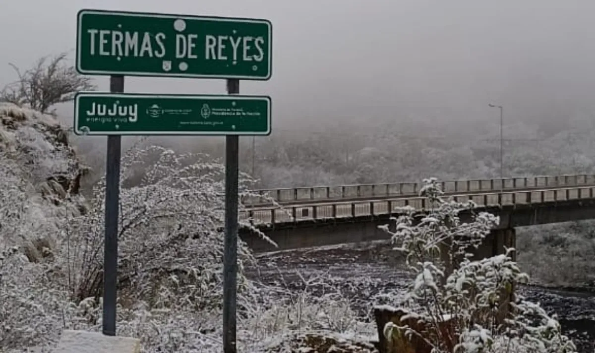 Postales de la nieve también en Jujuy