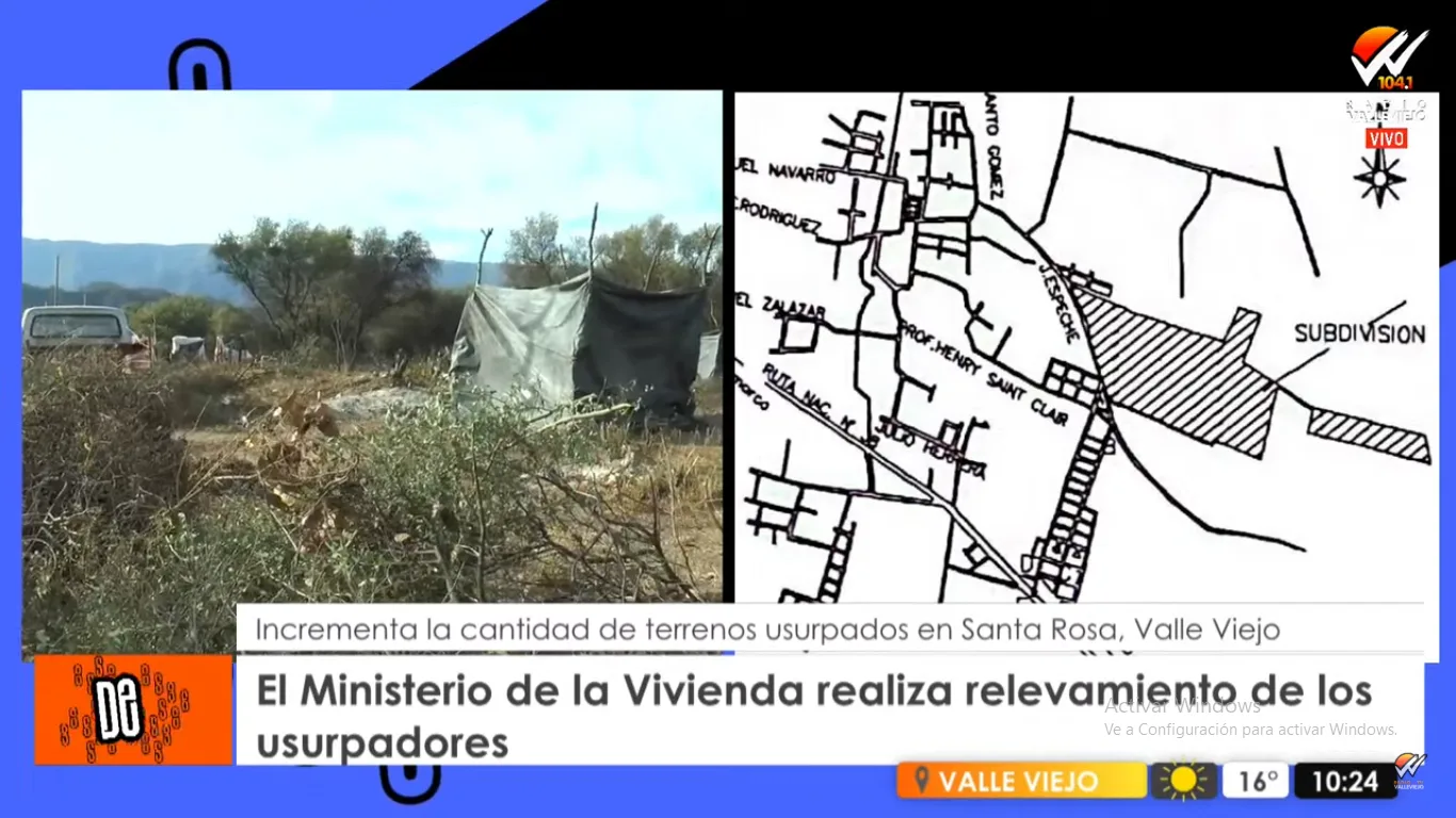 La dejadez del Gobierno de Catamarca, del municipio de Valle Viejo y de la Justicia: ya son casi medio millar los usurpadores en Santa Rosa