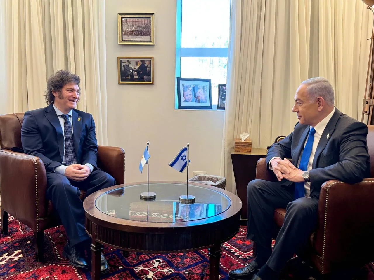 Milei le dijo a Netanyahu que apoya la ofensiva de Israel contra Irán