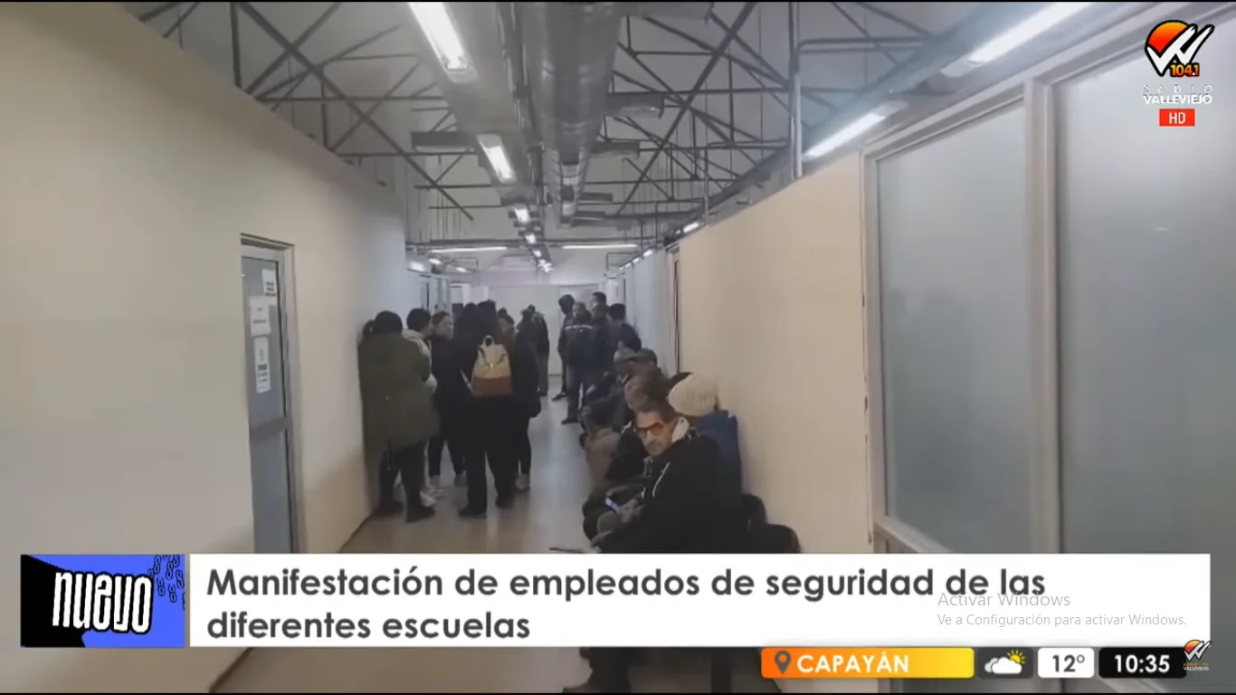 Trabajadores de seguridad escolar en Catamarca cobran 200 mil pesos por mes y ni siquiera les cumplen el pago