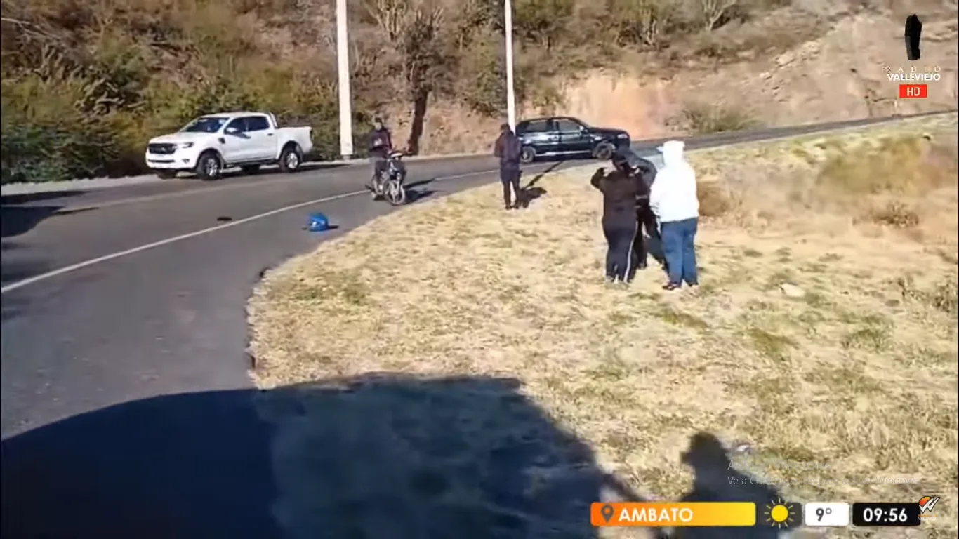 Catamarca: motociclista hospitalizado por siniestro vial en la Quebrada de Moreira