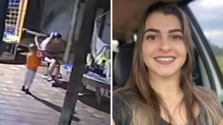 Video: un bebé de 2 años mató a su madre mientras jugaba con la pistola de su papá