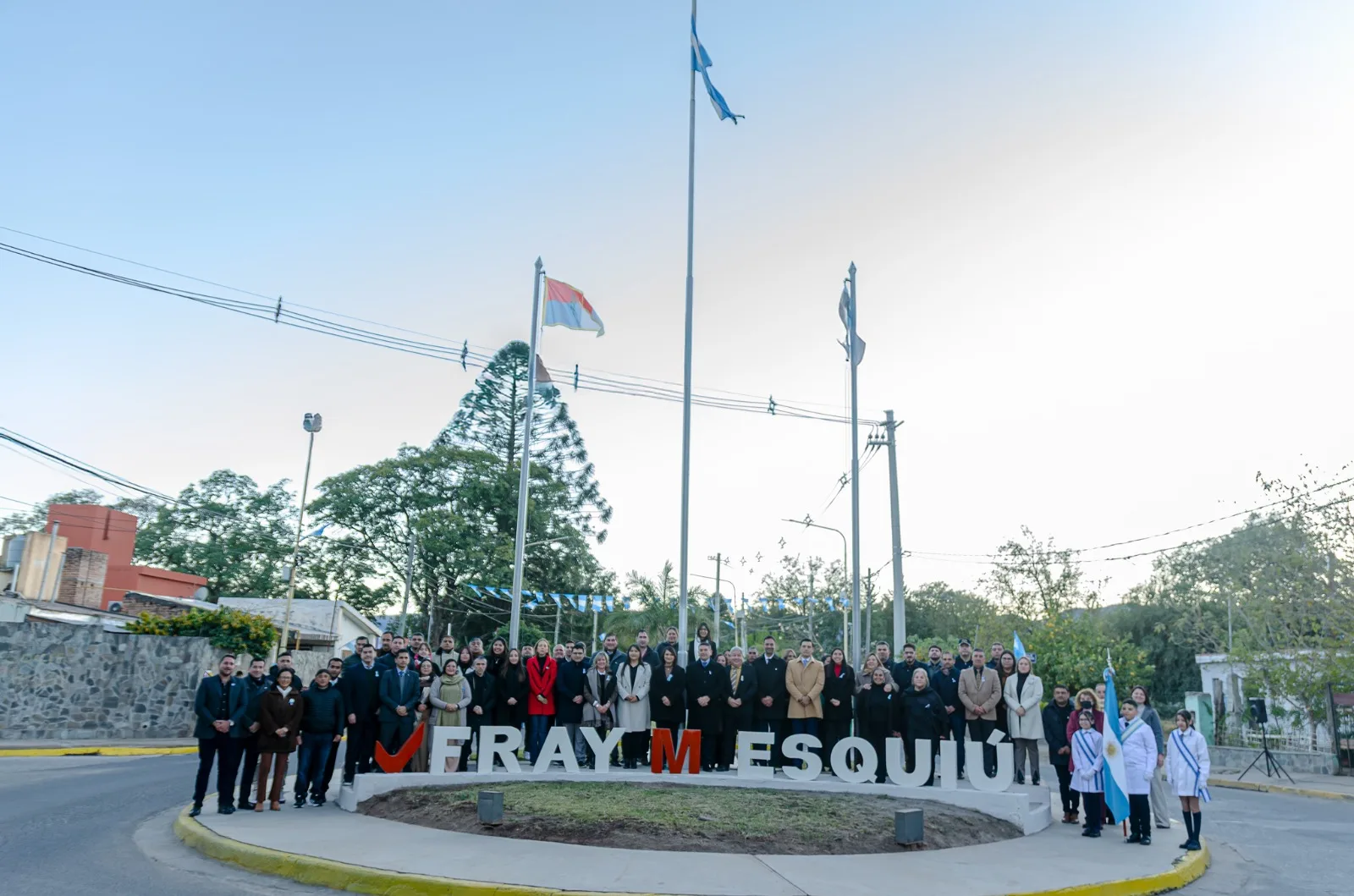 Catamarca: Homenaje a la Bandera en Fray Mamerto Esquiú